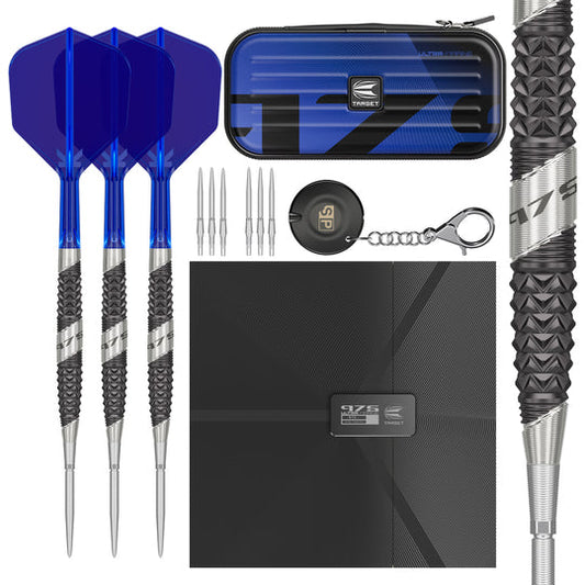 975 Ultra Marine 03 97.5% Tungsten Swiss Point Steel Tip Darts by Target
